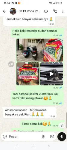 Testimonial Papan Bunga jayamanik